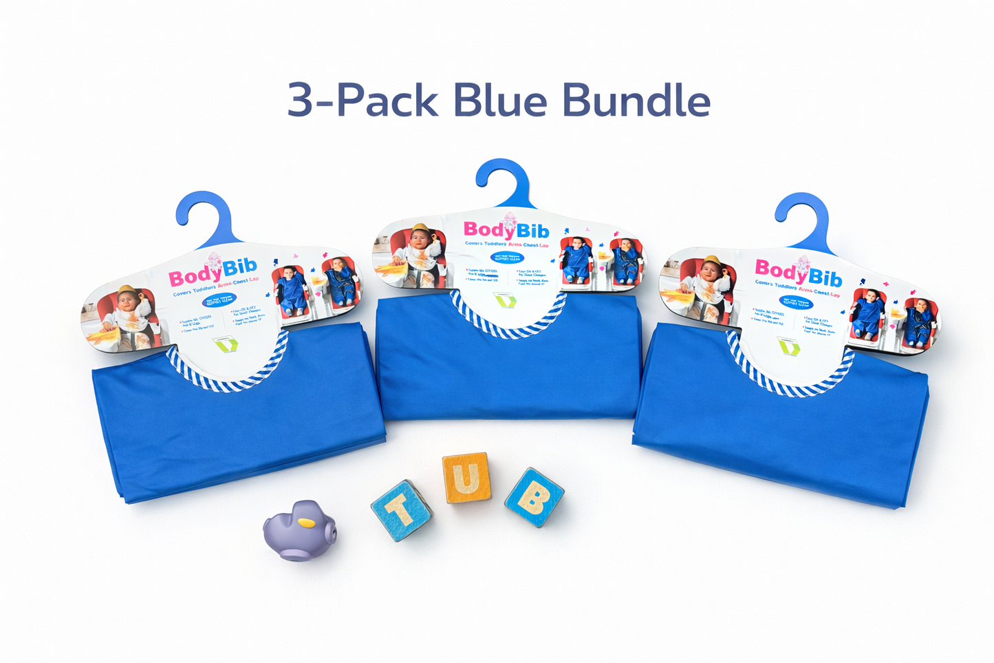 Blue BodyBib Bundle 3 Pack Bundle  😀 Save $14.98!